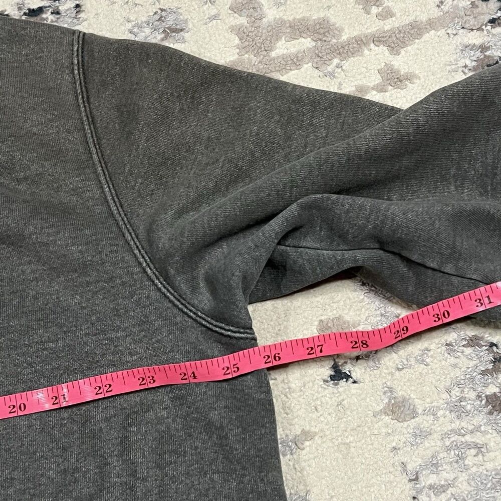 Carhartt RAIN DEFENDER 1/4 Zip Hoodie Men's Sz L Gray Heavyweight 100617 Faded - Picture 6 of 12